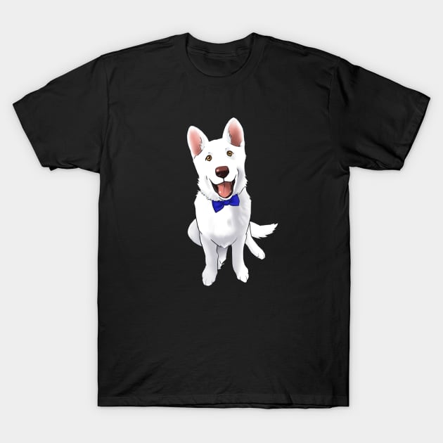 Bow Tie Puppy T-Shirt by SheppyStudio